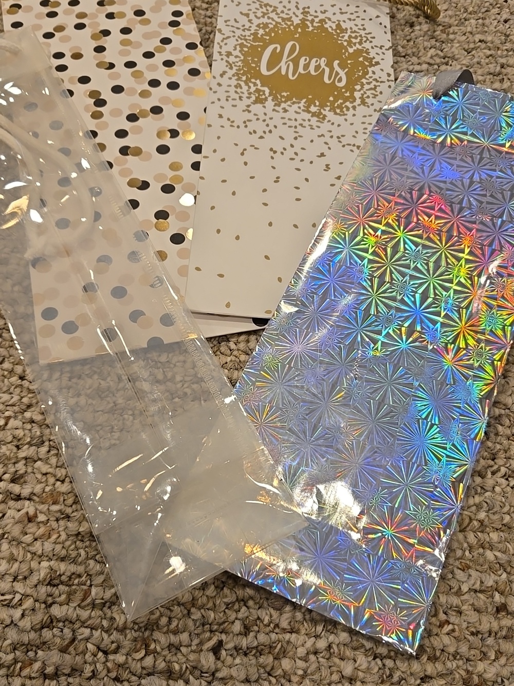 Wine / Bottle Gift Bags - Set of 4